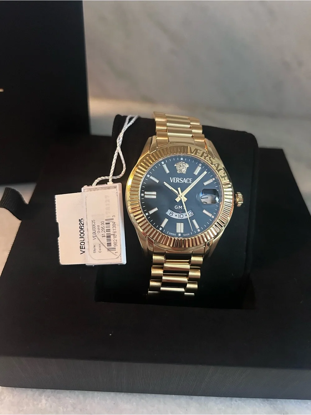 Versace Men’s Chrono Master Gold Watch